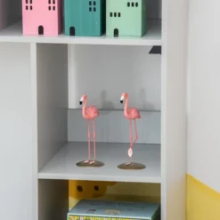 HOMCOM 47" Kids Reading Nook Organizer, Freestanding 15-Cubby Bookcase Storage Cabinet With Cushioned Seat For Toys, Books, Clothes -Homcom GUEST aec24282 92da 4e8c 863d 28e0e9c0794c