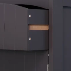 HOMCOM Bathroom Storage Cabinet, Free Standing Bath Storage Unit, Tall Linen Tower With 3-Tier Shelves And Drawer, Brown 8 HOMCOM Bathroom Storage Cabinet, Free Standing Bath Storage Unit, Tall Linen Tower With 3-Tier Shelves And Drawer, Brown -Homcom GUEST af15dc32 d755 4f9a 86f7 4e0af365f93d