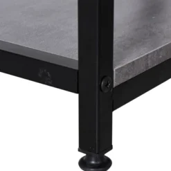 HOMCOM 55 Inch Home Office Computer Desk Study Writing Workstation With Storage Shelves, Elevated Monitor Shelf, CPU Stand -Homcom GUEST b9556827 b874 4281 bdb1 8a95667d4f5c