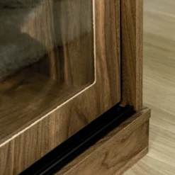 HOMCOM Modern Sideboard With Shelves, Buffet Cabinet With Storage Cabinets, Adjustable Shelf, Sliding Doors For Living Room, Kitchen, Walnut 9 HOMCOM Modern Sideboard With Shelves, Buffet Cabinet With Storage Cabinets, Adjustable Shelf, Sliding Doors For Living Room, Kitchen, Walnut -Homcom GUEST bd760222 c116 4908 b2ef 0d959a96c347