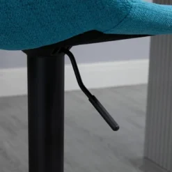 HOMCOM Adjustable Bar Stools Set Of 4, Swivel Bar Height Chairs Barstools Padded With Back For Kitchen, Counter, And Home Bar, Blue 9 HOMCOM Adjustable Bar Stools Set Of 4, Swivel Bar Height Chairs Barstools Padded With Back For Kitchen, Counter, And Home Bar, Blue -Homcom GUEST c0b50e73 4a02 402a a8ba b2be2a84f2d9