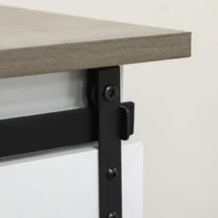 HOMCOM Farmhouse Kitchen Sideboard, Buffet Cabinet With Sliding Barn Door And Adjustable Shelves For Living Room -Homcom GUEST c12967b4 6157 4fc0 80e5 a2210a7a0343