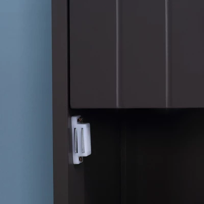 HOMCOM Bathroom Storage Cabinet, Free Standing Bath Storage Unit, Tall Linen Tower With 3-Tier Shelves And Drawer, Brown 5 HOMCOM Bathroom Storage Cabinet, Free Standing Bath Storage Unit, Tall Linen Tower With 3-Tier Shelves And Drawer, Brown - Image 5