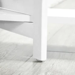 HOMCOM 4 Panel 67" Tall Wood Privacy Screen Room Divider With 3 Display Shelves, And Folding Storage For Bedroom Or Home Office, White -Homcom GUEST c2bd0b6e 1190 47a1 af06 1ec55f665897