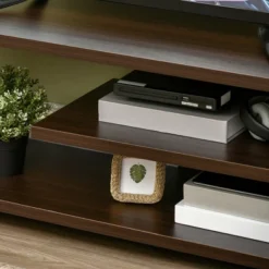 HOMCOM Modern TV Stand For TVs Up To 45", TV Cabinet With Storage Shelf And Drawer, Entertainment Center For Living Room Bedroom, Walnut -Homcom GUEST c6d0f8ad 1405 4827 9ae4 db18a28c2229