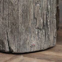 HOMCOM Tree Stump Stool, Decorative Side Table With Round Tabletop, Concrete End Table With Wood Grain Finish, For Indoors And Outdoors, Grey 9 HOMCOM Tree Stump Stool, Decorative Side Table With Round Tabletop, Concrete End Table With Wood Grain Finish, For Indoors And Outdoors, Grey -Homcom GUEST c9512d05 1e49 4f06 8829 963b0e1b4681 1