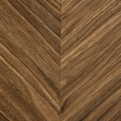 HOMCOM Sideboard Accent Storage Cabinet Double Door Kitchen Cupboard With 3 Level Adjustable Shelf Set Of 2 Walnut 5 HOMCOM Sideboard Accent Storage Cabinet Double Door Kitchen Cupboard With 3 Level Adjustable Shelf Set Of 2 Walnut - Image 5