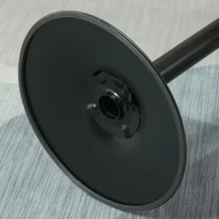 HOMCOM 42"H Rustic Industrial Bar Table Pub Table Elm Wood Top With Metal Base -Homcom GUEST cfbd6704 d949 4003 8e06 59cf0e6e3c21