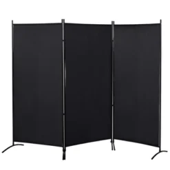 HOMCOM 3-Panel Room Divider Folding Privacy Screen Separator Partition Wall For Indoor Bedroom Office 100" X 72" -Homcom GUEST d084fbae 46d1 4a7b 8205 d0c274a758cf