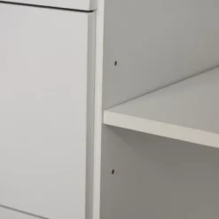 HOMCOM Freestanding Kitchen Pantry, Buffet With Hutch Storage Organizer With 2 Door Cabinets, 3 Drawers And Open Countertop, Adjustable Shelf, White 12 HOMCOM Freestanding Kitchen Pantry, Buffet With Hutch Storage Organizer With 2 Door Cabinets, 3 Drawers And Open Countertop, Adjustable Shelf, White -Homcom GUEST d2bbe0fd ea7b 4c36 986d 6e98f21ec863