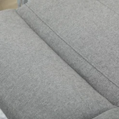 HOMCOM Modern Loveseat Recliner Sofa With Thick Sponge Padding, 2 Seater Couch Recliner Couch Manual Reclining Sofa Loveseat Couch, Gray -Homcom GUEST dc7b37f3 3ff8 490c aee3 894aca289f97