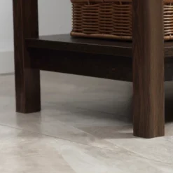 HOMCOM End Table With Drawer, Side Table With Top And Bottom Shelf For Small Spaces, Set Of 2, Dark Brown -Homcom GUEST e277b4aa 2f07 43f4 9bcf 12c680141e69