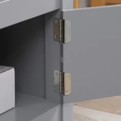 HOMCOM TV Cabinet Stand For TVs Up To 46 Inches, Entertainment Center With Storage Shelf And Cupboard For Living Room 11 HOMCOM TV Cabinet Stand For TVs Up To 46 Inches, Entertainment Center With Storage Shelf And Cupboard For Living Room -Homcom GUEST e51a20cc 84a4 4263 aa45 6ff2a4f50e61