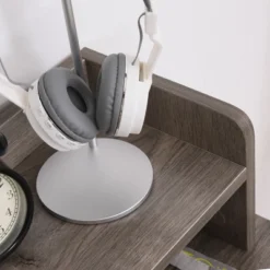 HOMCOM Computer Table Writing Desk With Hutch 3 Drawers, Open Cabinets, Top Shelf, Wide Tabletop, Cable Management, Gray 10 HOMCOM Computer Table Writing Desk With Hutch 3 Drawers, Open Cabinets, Top Shelf, Wide Tabletop, Cable Management, Gray -Homcom GUEST ecbd4905 af74 4ac9 9b9e 8957f408b87c