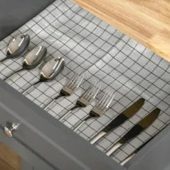 HOMCOM Rolling Kitchen Island Cart, Portable Serving Trolley Table With Drawer, Adjustable Shelf And 2 Towel Racks, Gray -Homcom GUEST ed5c4fea b916 43a0 94c4 55be1763754c