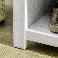 HOMCOM Hall Tree With Shoe Storage Bench, Entryway Bench With Coat Rack, Accent Coat Tree With Adjustable Shelves For Mud Room, Distressed White 9 HOMCOM Hall Tree With Shoe Storage Bench, Entryway Bench With Coat Rack, Accent Coat Tree With Adjustable Shelves For Mud Room, Distressed White -Homcom GUEST ee53ebcd cb2c 4437 9767 e9b842ceaf25