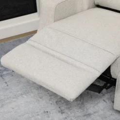 HOMCOM Electric Power Recliner Armchair With USB Charging Station, Sofa Recliner With Linen Upholstered Seat And Retractable Footrest, Cream White 8 HOMCOM Electric Power Recliner Armchair With USB Charging Station, Sofa Recliner With Linen Upholstered Seat And Retractable Footrest, Cream White -Homcom GUEST f0f23546 1549 4ff0 afe7 1ca1930a9daa