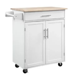 HOMCOM Kitchen Island Cart Rolling Trolley Cart With Drawer, Storage Cabinet & Towel Rack 12 HOMCOM Kitchen Island Cart Rolling Trolley Cart With Drawer, Storage Cabinet & Towel Rack -Homcom GUEST f1293d07 9954 4422 831a ef0bfcdd274b
