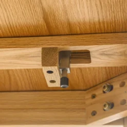 HOMCOM 31.5"/51" Resizing Space Saving Table With Easy To Clean Surface, Folding Dining Table, Small Kitchen Table, Wood Dining Table 4–6 People, Oak -Homcom GUEST f1f24054 00a0 477a b8b3 a672c4c1c1ae