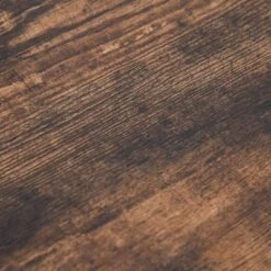 HOMCOM Industrial 3 Piece Dining Table Set, Counter Height Bar Table And Chairs Set, Kitchen Bistro Table Set With Storage Shelf And Stools, Brown -Homcom GUEST f22e27d5 86bf 4630 bec4 7fa2a07dc30f