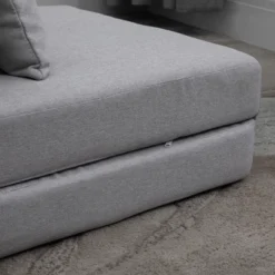 HOMCOM Convertible Flip Chair, Floor Lazy Sofa, Folding Couch Bed With Adjustable Backrest, Metal Frame And Pillows, Living Room Bedroom 9 HOMCOM Convertible Flip Chair, Floor Lazy Sofa, Folding Couch Bed With Adjustable Backrest, Metal Frame And Pillows, Living Room Bedroom -Homcom GUEST f53534ba 050e 403f b7a4 f129869c17fc