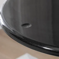 HOMCOM 24.5" Round Cocktail Bar Table Metal Base Tall Bistro Pub Desk Adjustable Counter Height Black Silver -Homcom GUEST f6ba2a25 0719 4592 a21b 699af6d01c8c