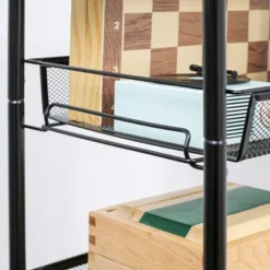 HOMCOM 5 Tier Utility Rolling Cart, Metal Storage Cart, Kitchen Cart With Removable Mesh Baskets, For Living Room, Laundry, Garage And Bathroom, Black 9 HOMCOM 5 Tier Utility Rolling Cart, Metal Storage Cart, Kitchen Cart With Removable Mesh Baskets, For Living Room, Laundry, Garage And Bathroom, Black -Homcom GUEST f98fae98 af64 4b81 9c7c 51f70806e1f4