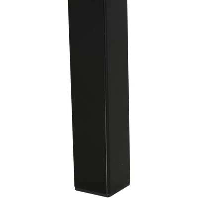 HOMCOM 5 Piece Dining Room Table Set With 4 Metal Frame Chairs For Kitchen, Dinette, Breakfast Nook, Grey 5 HOMCOM 5 Piece Dining Room Table Set With 4 Metal Frame Chairs For Kitchen, Dinette, Breakfast Nook, Grey - Image 5