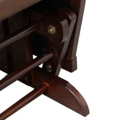 HOMCOM Nursery Glider Rocking Chair With Ottoman, Thick Padded Cushion Seating And Wood Base 10 HOMCOM Nursery Glider Rocking Chair With Ottoman, Thick Padded Cushion Seating And Wood Base -Homcom GUEST fa7aa200 e1c5 4b2d b52c d765393c34d3