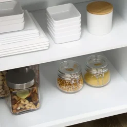 HOMCOM Kitchen Sideboard, Buffet Cabinet With 5 Storage Drawers And Double Glass Door Cupboard For Living Room, White 8 HOMCOM Kitchen Sideboard, Buffet Cabinet With 5 Storage Drawers And Double Glass Door Cupboard For Living Room, White -Homcom GUEST facc9989 1db5 432c bd1f 66e1911455ed