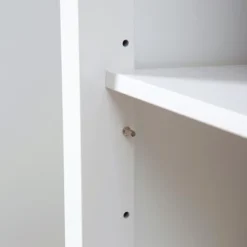 HOMCOM 27" Rolling Kitchen Island Cart With Drawer And Glass Door Cabinet, Kitchen Trolley With Adjustable Shelf And Towel Rack, White -Homcom GUEST fedd0817 3e21 4376 960f 3b193dac6531